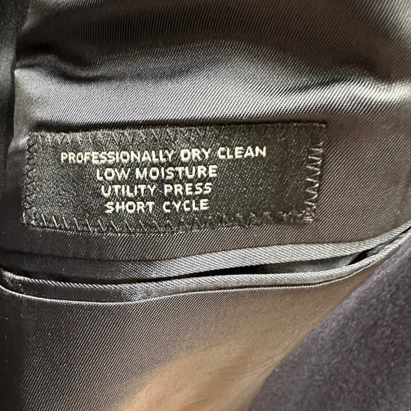 Jos A Bank Executive Collection 100% Camel Hair Blazer Navy 44R New With Tags - Picture 8 of 11